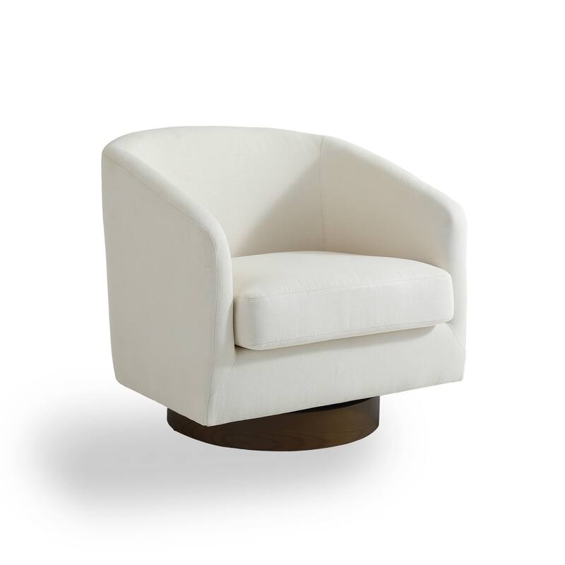 Modern 360°Swivel Barrel Chair