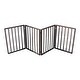 preview thumbnail 5 of 10, Siavonce Free Standing Folding Pet Gate - 73 inch (L) x 1 inches (W) x 24 inches (H).
