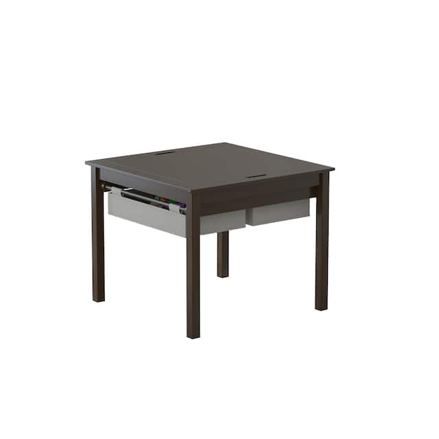 UTEX-2 in 1 Kids Activity Lego Table with Storage and Drawes