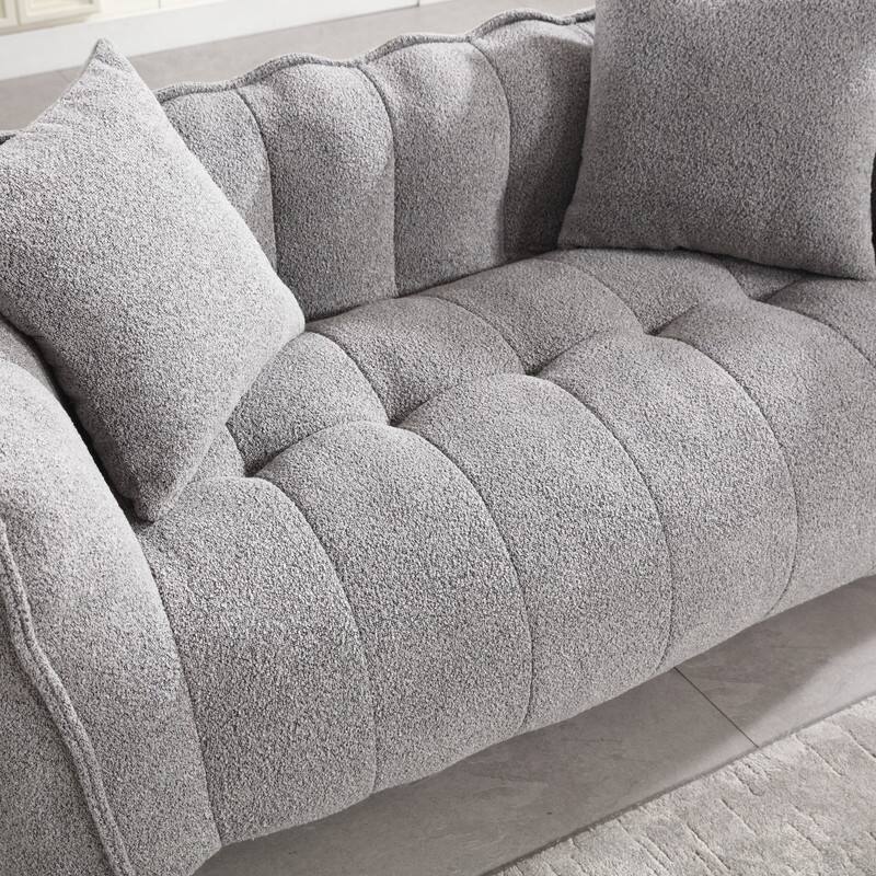 66.1''W Soft beanbag chair with high resilience foam