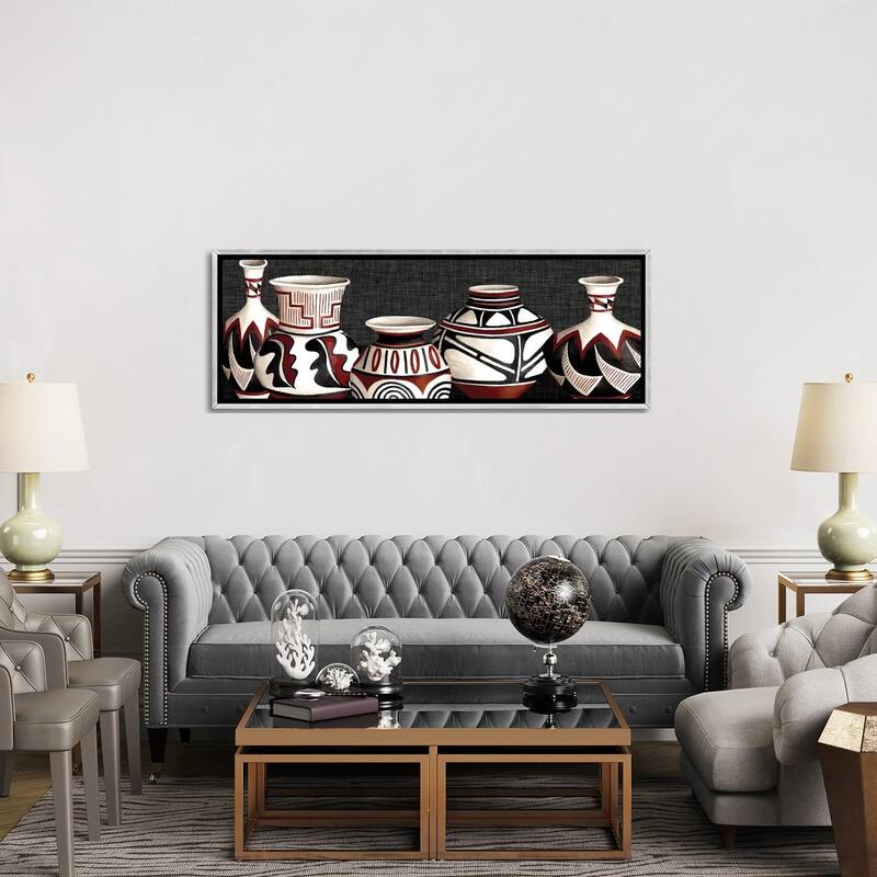iCanvas "Mexican Pottery" by Studio W Framed