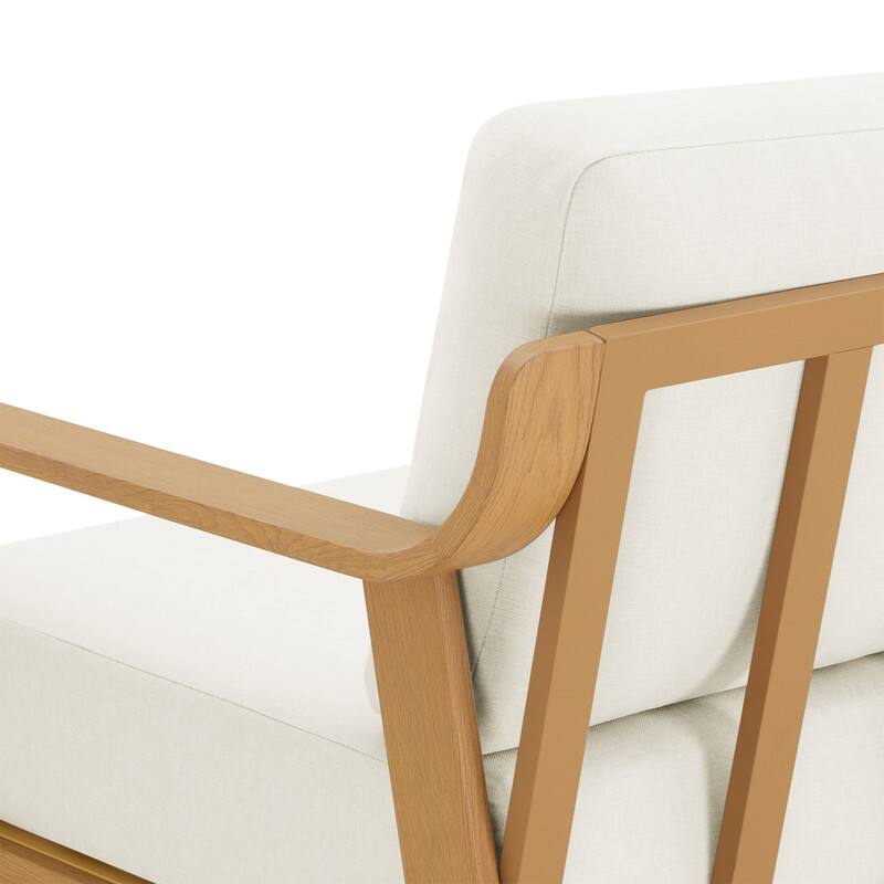 Spruce & Spring Outdoor Patio Furniture Set Aluminum Sofa Accent Chair