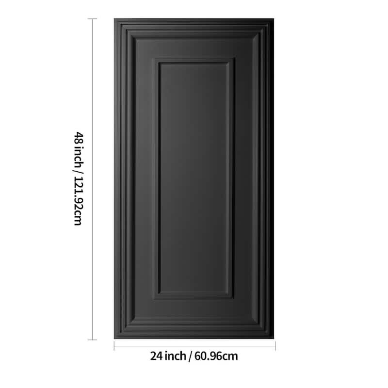 Art3d 3D PVC Drop Ceiling Tiles, 3D Wall Panels, 2x4 ft. (pack of 12)