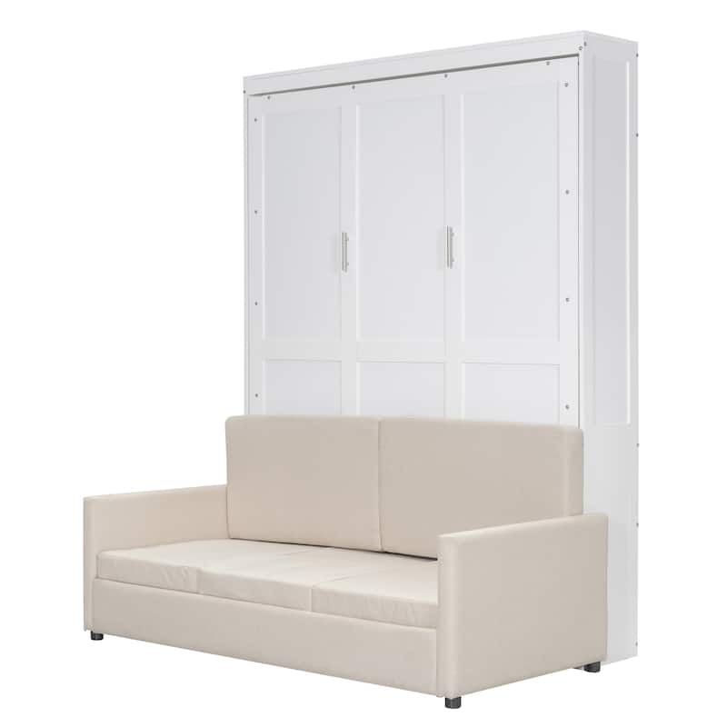 Multifunctional Murphy Bed with Cushion & Storage