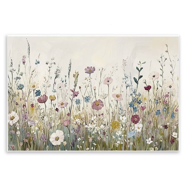 Stupell Spring Blooms Pastoral Meadow Wall Plaque Art Design By Kim ...