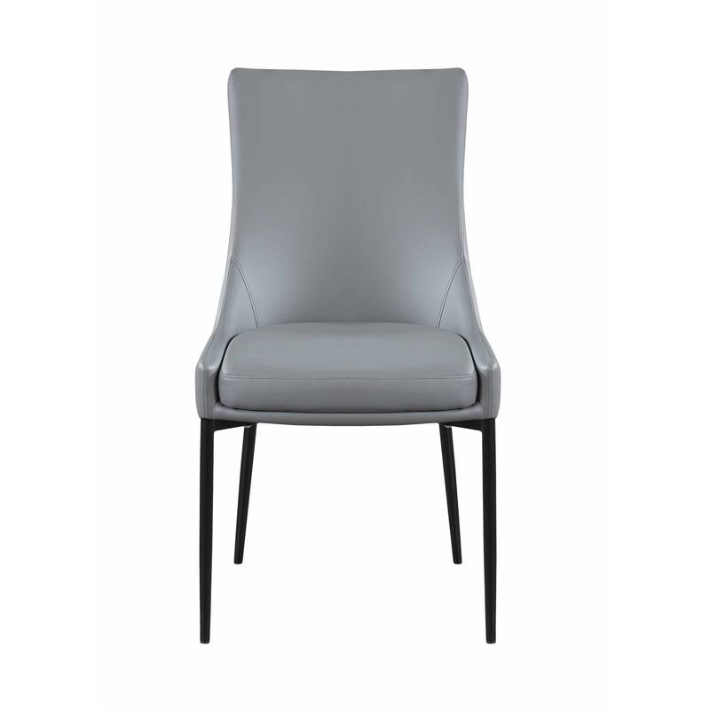 Somette Kortona Extendable Sintered Stone Dining Set with Gray Chairs