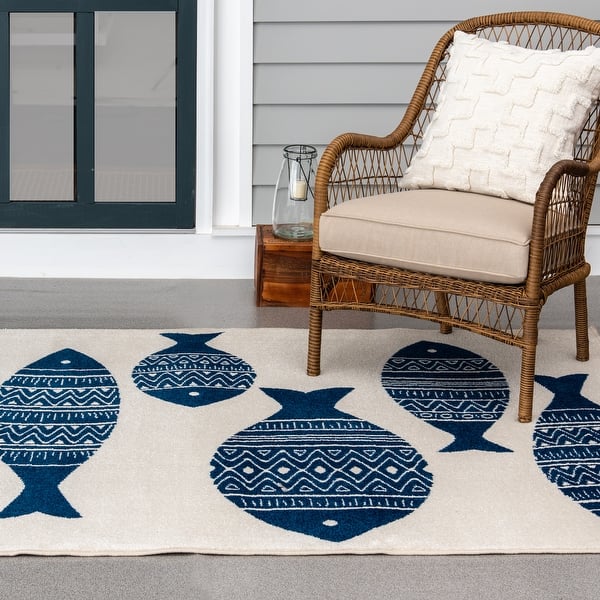 slide 2 of 8, Loomaknoti Tecopa Larnagos White Area Rug