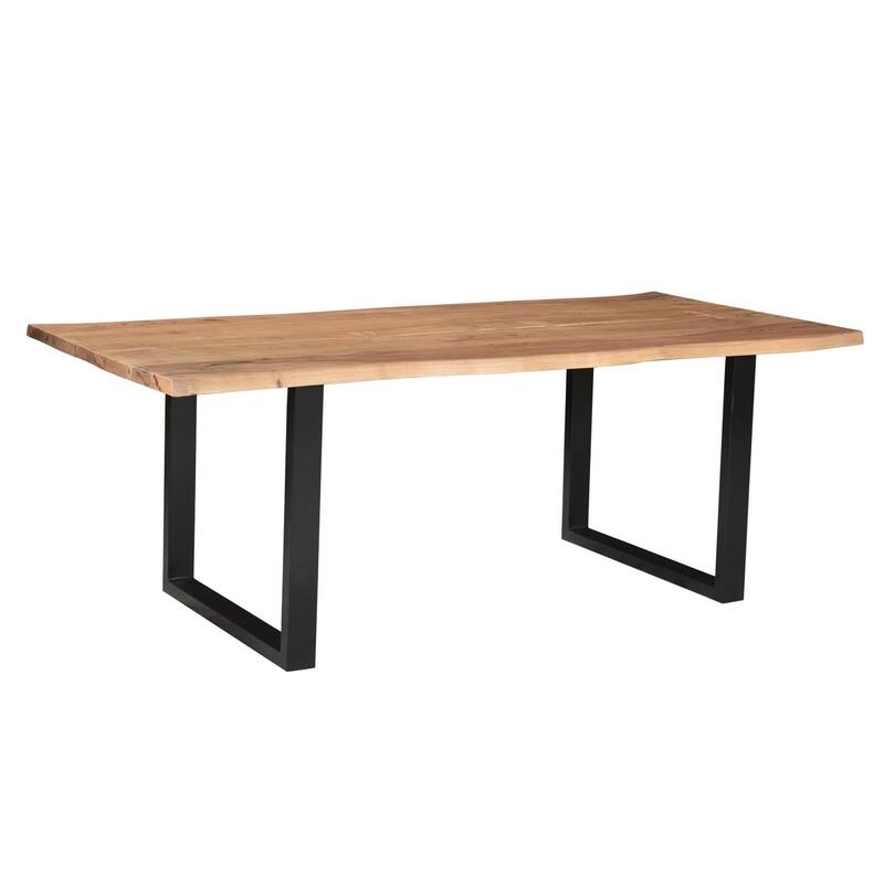 Athea Butterfly light acacia live Edge Dining Table - 96"
