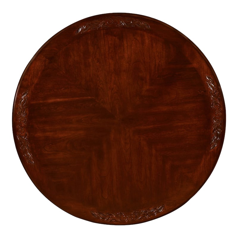 Furniture of America Carpia Formal Brown Cherry 48-inch Dining Table