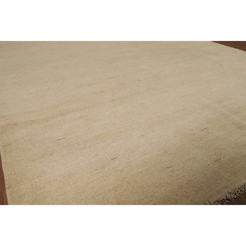 Gabbeh Modern Area Rug Handmade Wool Carpet - 6'0"x 9'2"