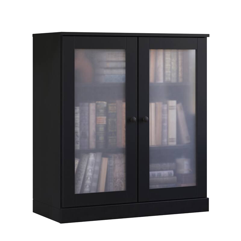100% Solid Wood 3-shelf Bookcase with Optional Doors by Palace Imports