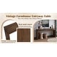 preview thumbnail 7 of 38, GDFStudio - Alex Farmhouse 65" Wooden Console Table for Entryway