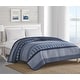 preview thumbnail 1 of 5, Nautica Adelson Cotton Reversible Navy Quilt