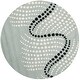 preview thumbnail 24 of 33, SAFAVIEH Handmade Soho Elvyra Waves N.Z. Wool Rug 8' Round - Grey/Ivory - Round