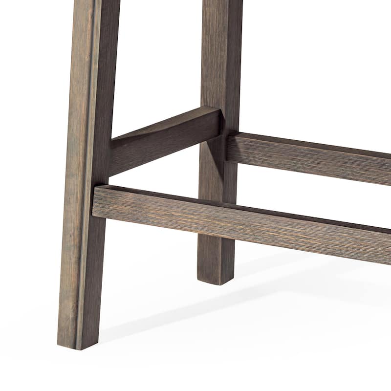 Maven Lane 26" Adrien Saddle Kitchen Counter Height Stool
