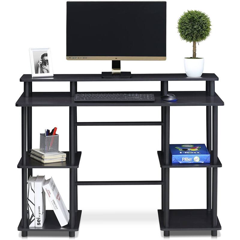 Modern Computer Desk - Multipurpose Workstation for Home Office & Reading - Easy Assembly