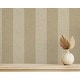 preview thumbnail 6 of 5, Fine Decor Finn Light Brown Chevron Stripe Wallpaper