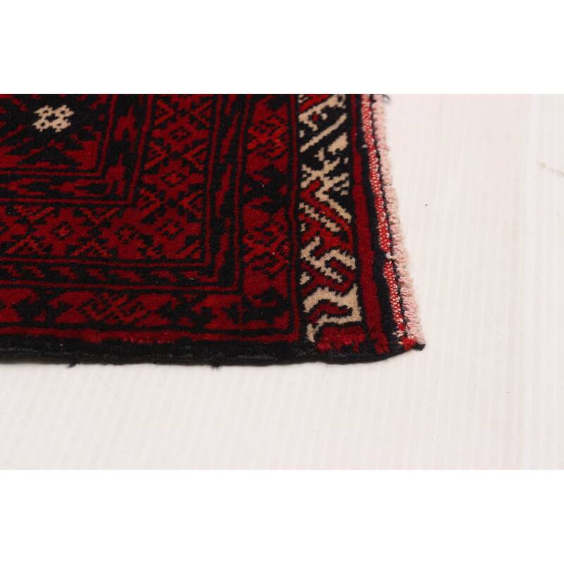 Teimani Red Rug 3'11" x 5'11" - 3'11 x 5'11