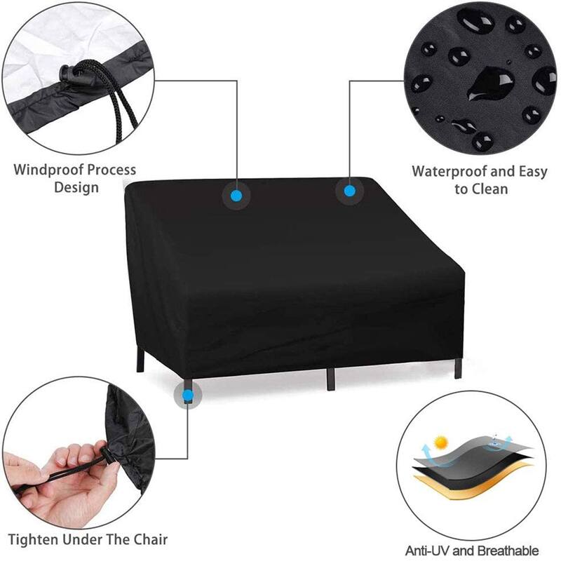 Patio Chair Cover, Outdoor Bench Cover, Patio Sofa Cover Waterproof Loveseat Cover