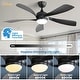 preview thumbnail 67 of 118, Sofucor 45/52 Inch Ceiling Fan with Remote & Lights Quiet DC Motor 5 Blade High CFM Modern Fan