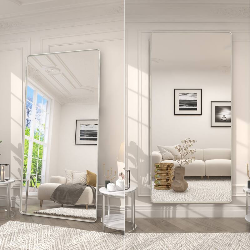 Modern Metal Frame Wall Mounted Bathroom Vanity Mirror