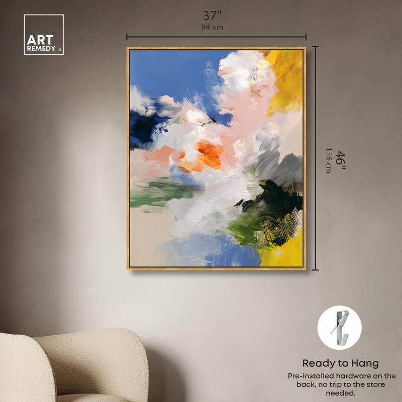 Clouds and Color I Canvas by Art Remedy