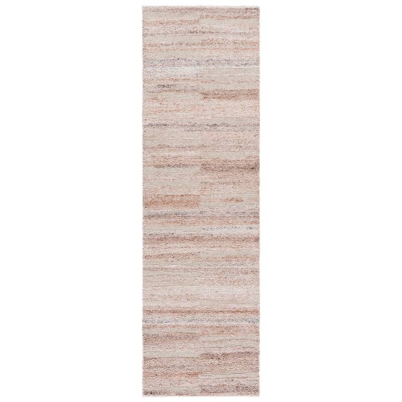 SAFAVIEH Handmade Pine Mizuho Rug - Beige/Lt Rust - 2'3" x 8' Runner
