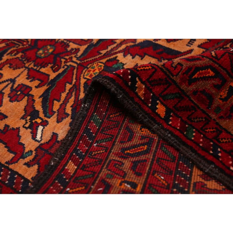 ECARPETGALLERY Hand-knotted Teimani Burnt Orange Wool Rug - 2'11 x 5'8