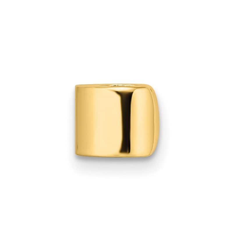 Curata 10k Yellow Gold 7.8x5.75mm Polished Single Ear Cuff
