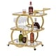 preview thumbnail 25 of 28, Metal Bar Cart Silver Bar Carts for the Home