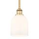 Option Brushed Brass / Glossy White
