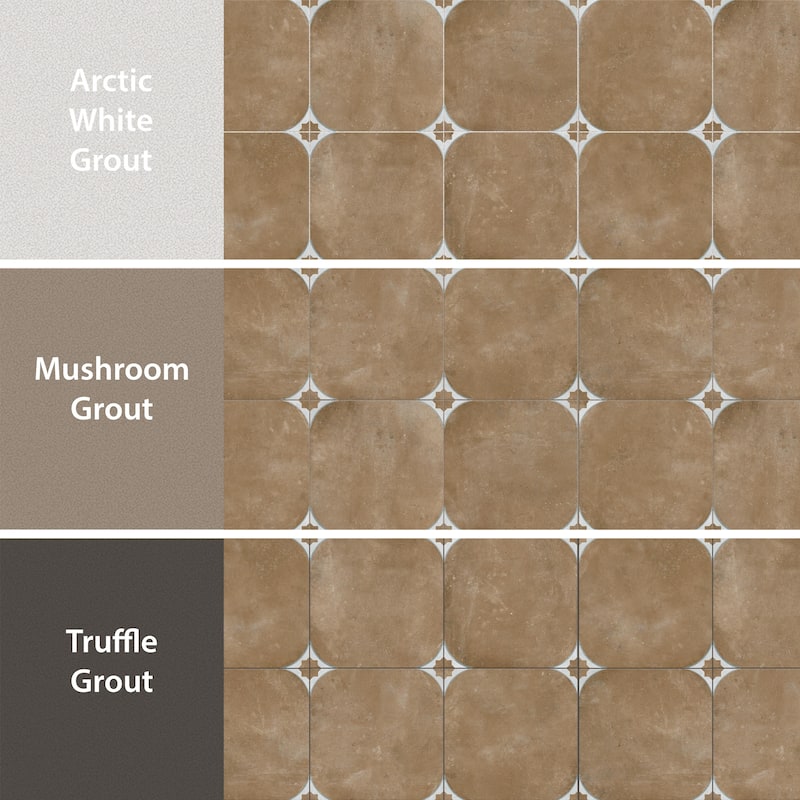 Merola Tile Tetuan Terra 17-3/8" x 17-3/8" Porcelain Floor and Wall Tile