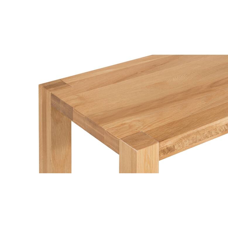 Poly and Bark Festa 71" Solid American Oak Bench
