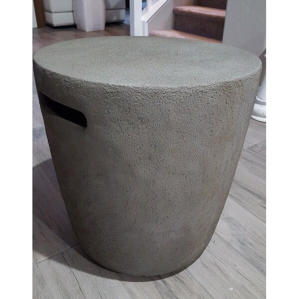 Shop Riverside Propane Tank Cover Glacier Gray By Real Flame