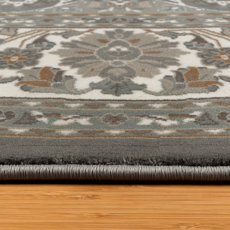Gertmenian Majestic Vernon Traditional Oriental Floral Wide Border Area Rug