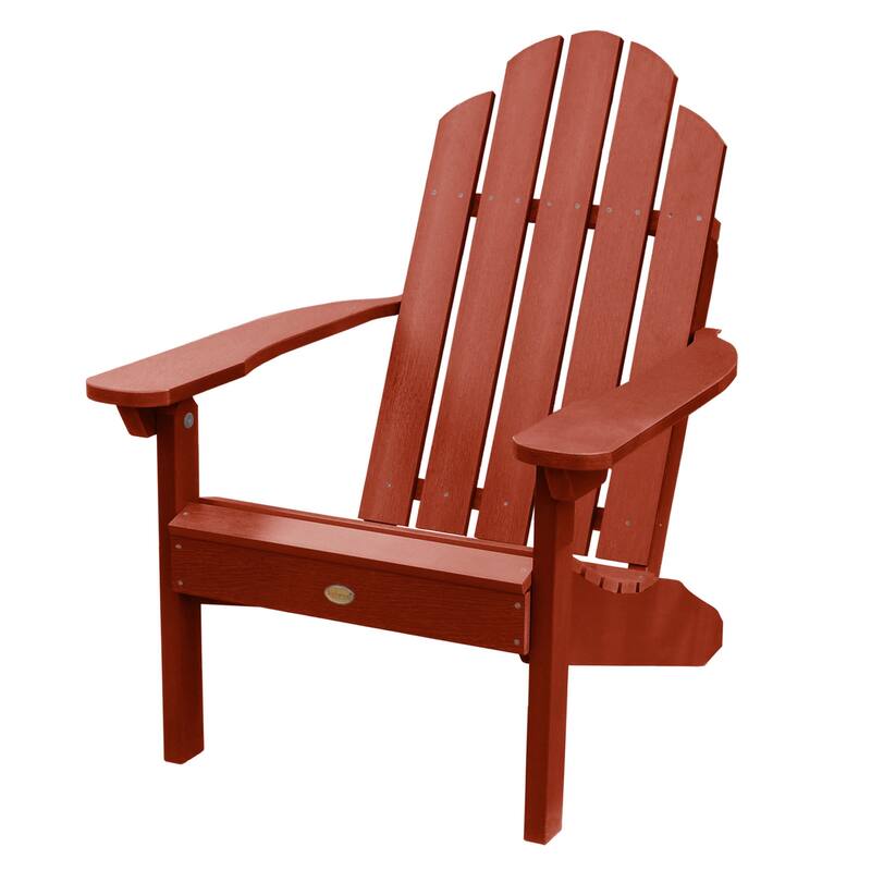 3 Piece Set Outdoor Adirondack Chairs and Folding Side Table