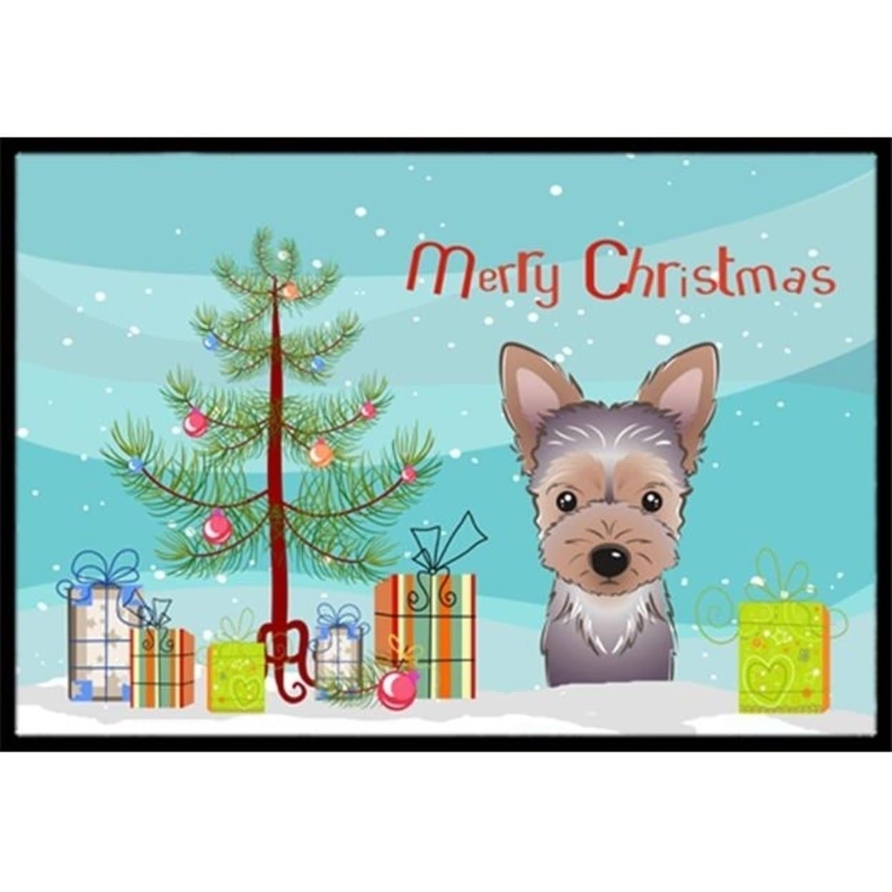 Shop Carolines Treasures Bb1604mat Christmas Tree Yorkie Puppy