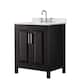 Option Dark Espresso / Giotto Quartz Top / Polished