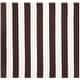 preview thumbnail 108 of 148, SAFAVIEH Handmade Montauk Caspian Stripe Cotton Flatweave Rug 6' x 6' Square - Chocolate/Ivory