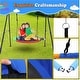 preview thumbnail 5 of 9, 32" Saucer Swing with Stand for Kids Outdoor