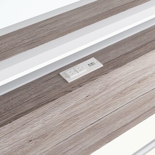 Full Size Metal Platform Bed Frame with Sockets,USB Ports - Bed Bath ...