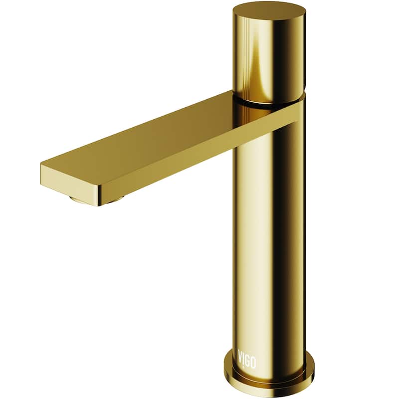 VIGO Halsey 8" H Single Handle Single Hole Bathroom Faucet