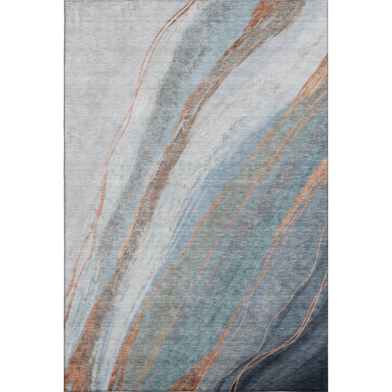 Premium Washable Super Soft Modern Motion Mayfield Rug