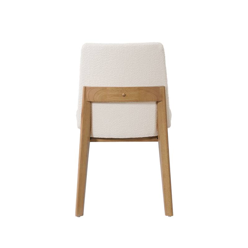 Christopher Knight Home - Arlo Modern Upholstered Solid Wood Armless Dining Chair (Set of 2)