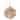 Transpac Glass Gold Christmas Shell Wreath Ornament