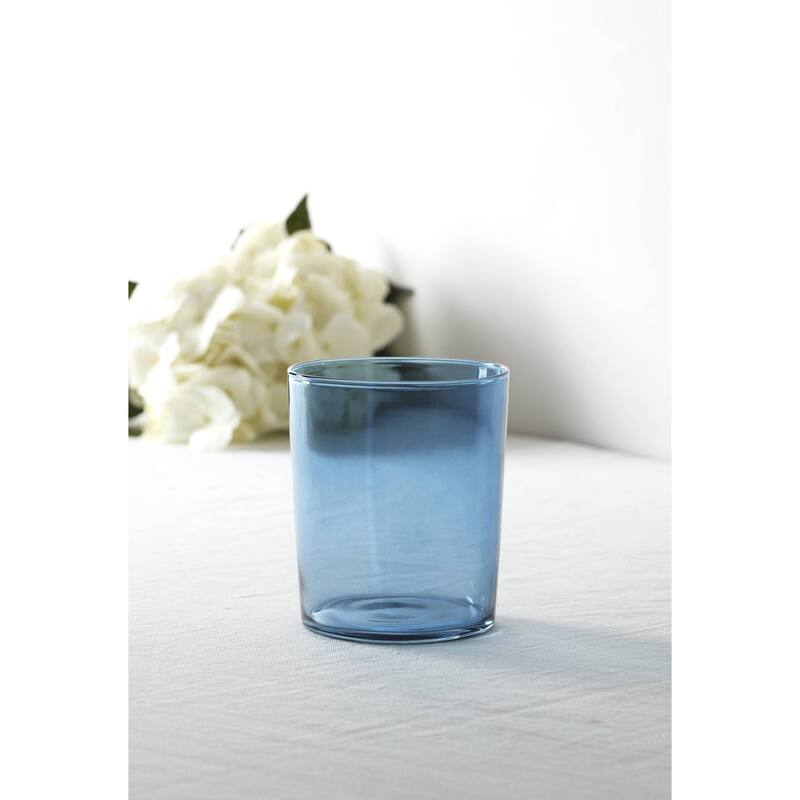Oneida Stackables Drinkware, Set of 12, Tall and Short Glasses - (6) Tall: 4" H x 3.5" Round; 14 fl. oz.