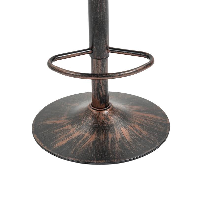 Swivel Bar Stools Set of 2 Adjustable Counter Height Chairs