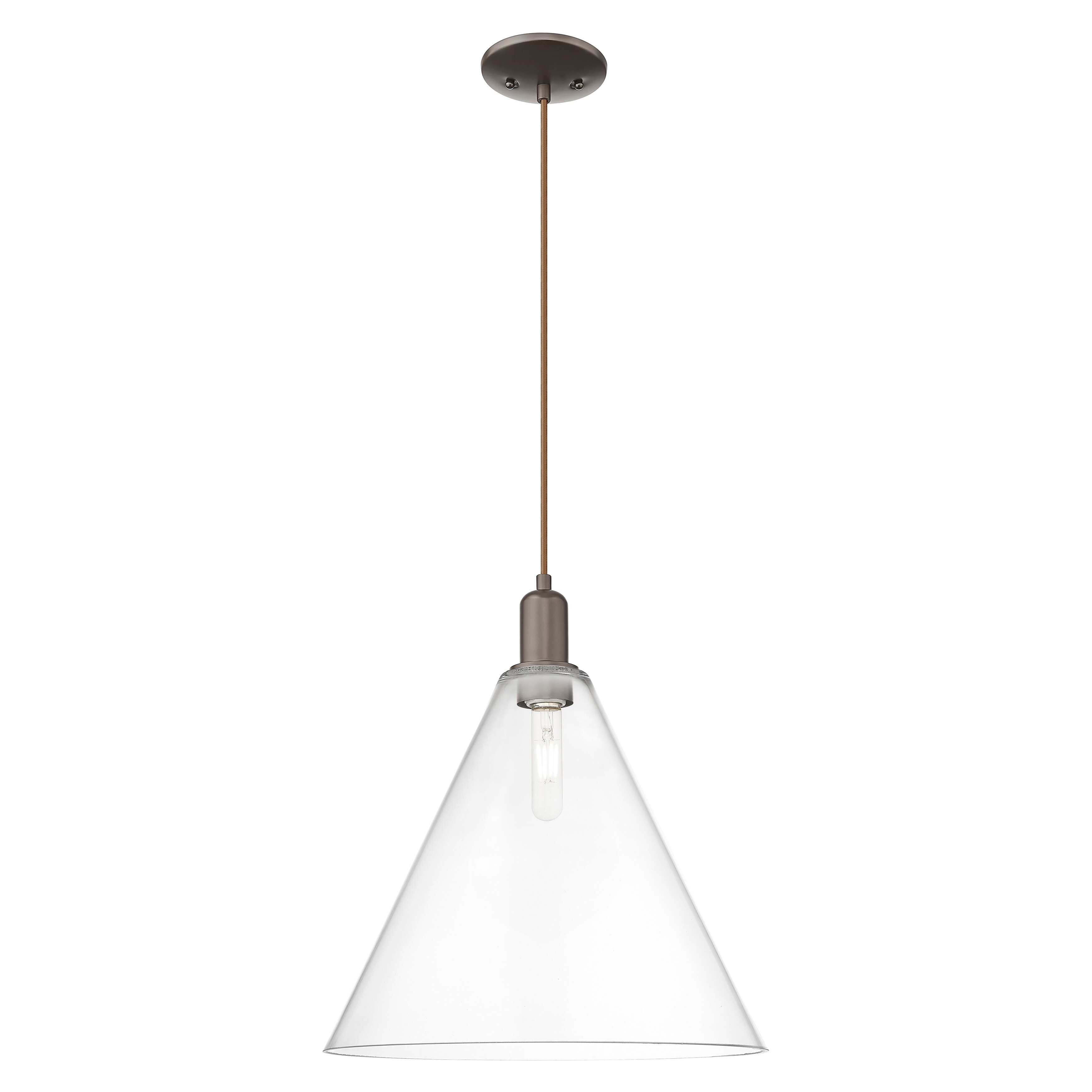 Innovations Lighting Endless Possibilities Arcadia - Berkshire Glass - 1 Light 16" Cord Hung Mini Pendant