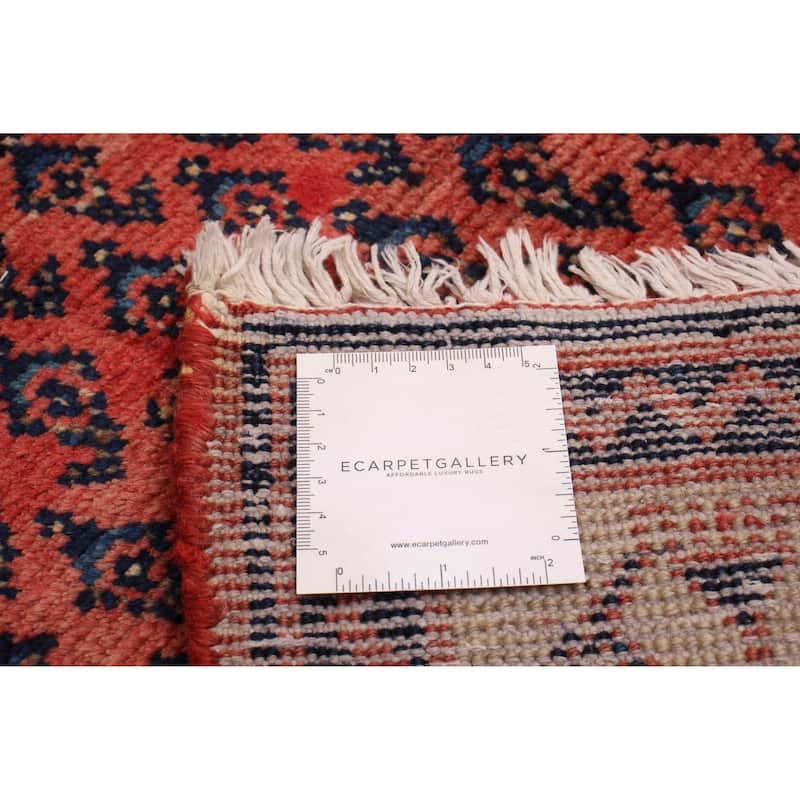 ECARPETGALLERY Hand-knotted Royal Sarough Red Wool Rug - 3'5 x 13'3