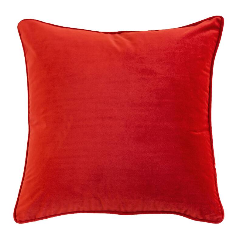 Elisa Velvet 20" Square Decorative Throw Pillow 2PK